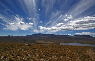 Fotografia krajiny v Peru odkiaľ pochádza Maca peruánska