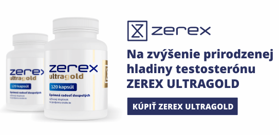 Tabletky Zerex Ultragold svojim zložením majú napomáhať nie len zvýšeniu hladiny testosterónu ale aj zvýšeniu chuti na sex